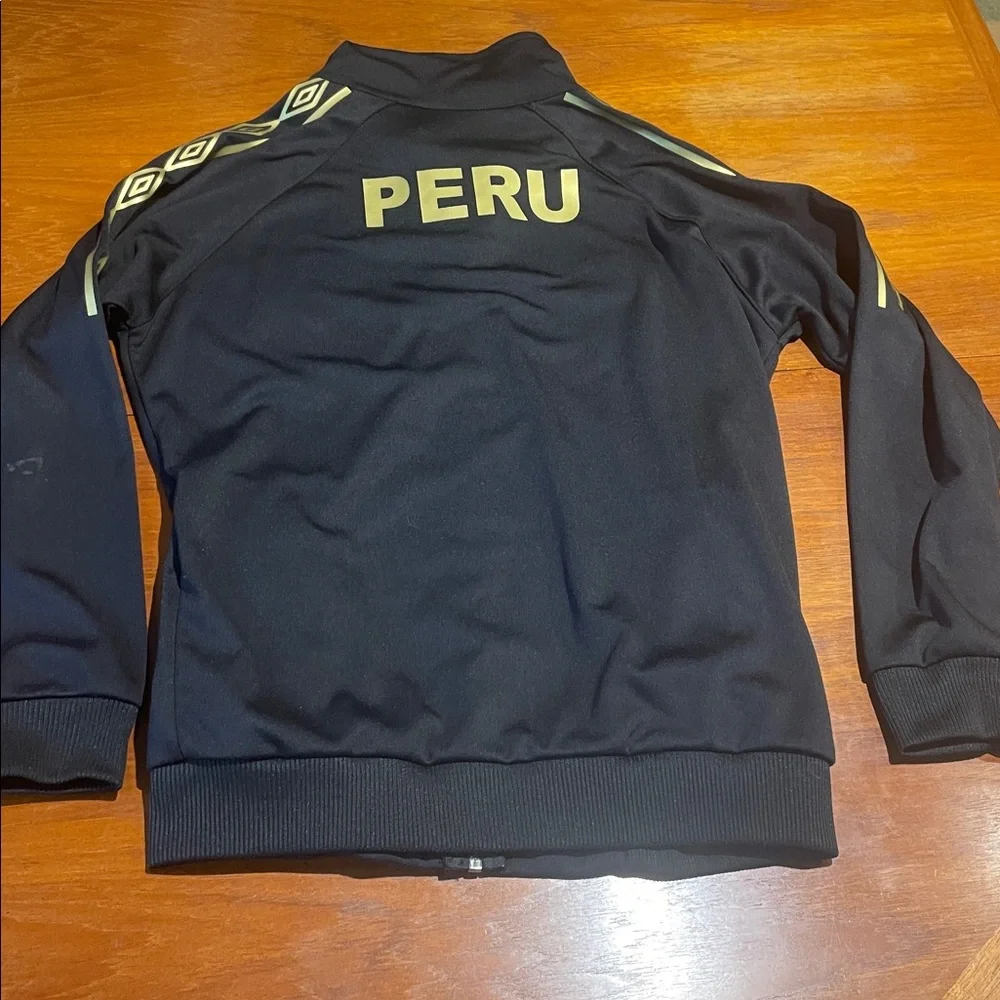 Umbro Peru soccer track jacket